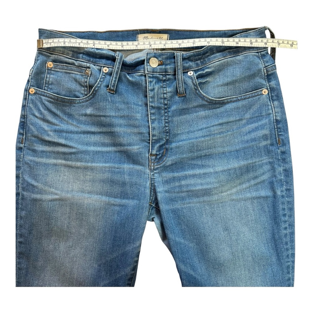 MADEWELL Cali Demi-Boot Jeans | Size 31 | Medium Wash Denim | Raw Hem - Picture 3 of 11